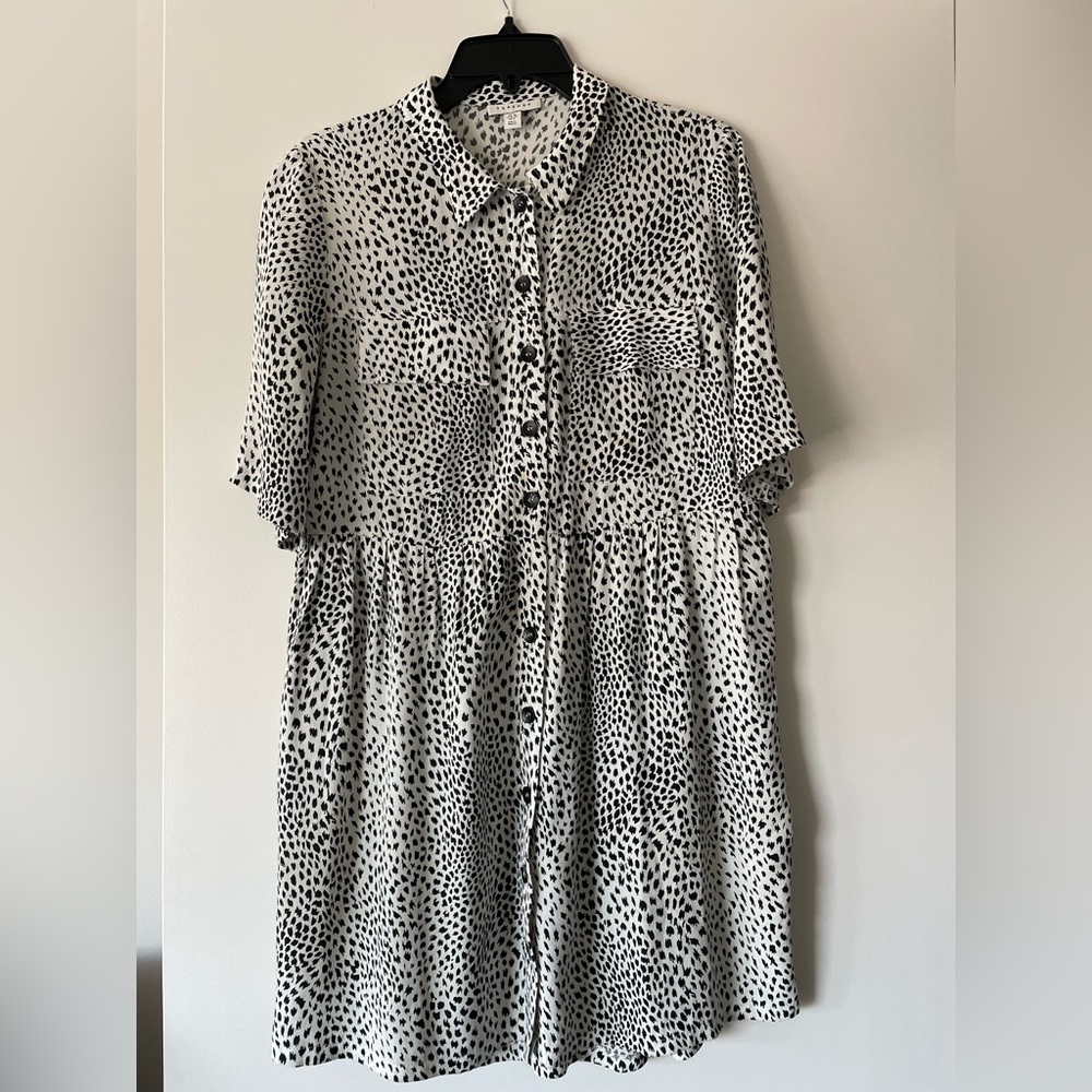 Topshop loose fit mini dress
